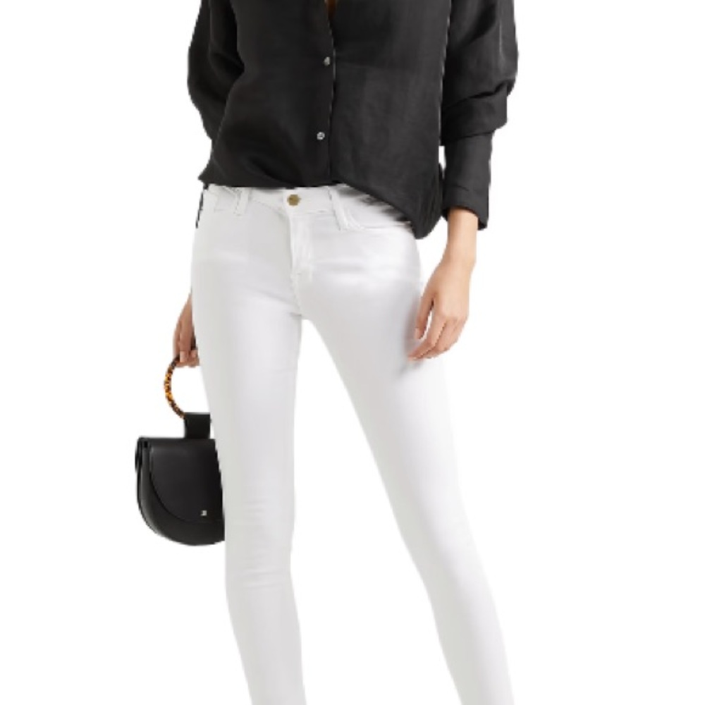 Le Skinny Jeanne Crop mid-rise skinny jeans size 26